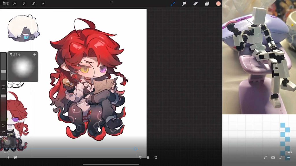 图片[3]-氮蛋N2O可爱Q版立绘团练2026年（高清画质带课件笔刷）-怪豆资源