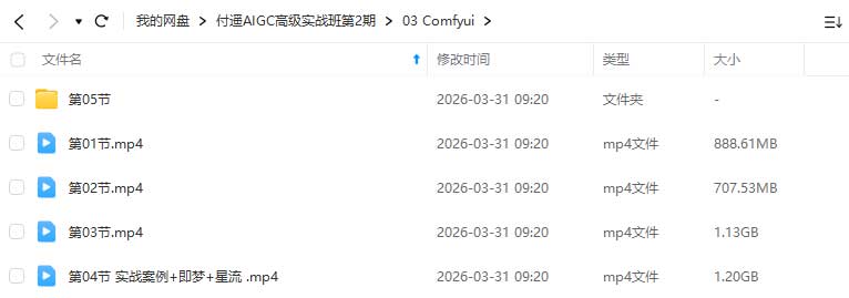 图片[3]-付遥AIGC高级实战班第2期2025年结课（画质清晰带部分资料）-怪豆资源