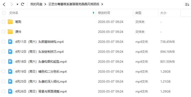 图片[1]-云芝白莓酱萌系赛璐璐亮晶晶风格团练课2026年（高清画质带课件笔刷）-怪豆资源