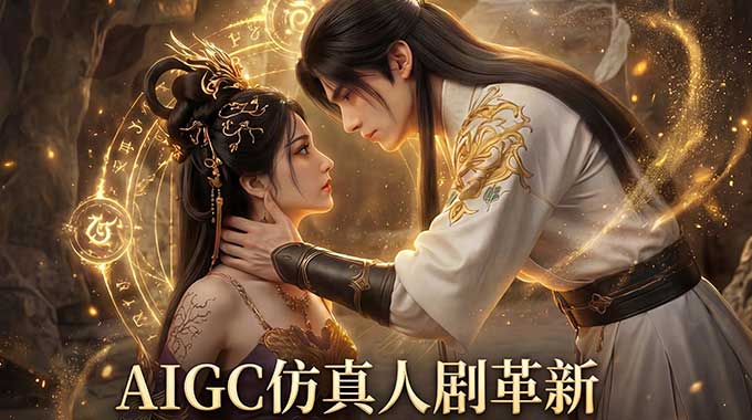 云驿AIGC仿真人竖屏剧合欢宗全流程制作解析2026年（高清画质带资料）-怪豆资源