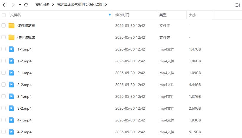 图片[1]-法豺厚涂帅气成男头像团练课2026年（高清画质带课件笔刷）-怪豆资源