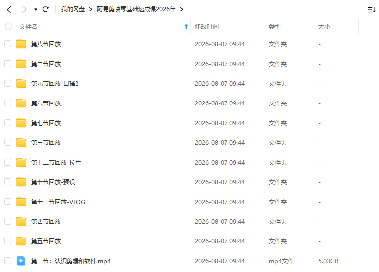 图片[1]-阿易剪映零基础速成课2026年（画质清晰带素材）-怪豆资源