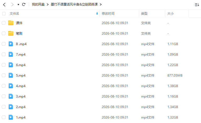 图片[1]-墨竹不语童话风半身&立绘团练课2026年（高清画质带课件笔刷）-怪豆资源