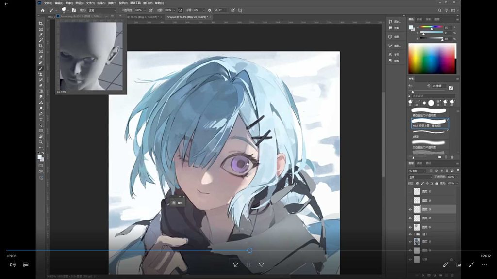 图片[3]-Yumil半身+胸像少女角色团练2026年（高清画质带课件笔刷）-怪豆资源