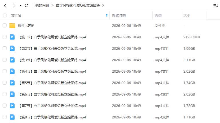 图片[1]-白亍风格化可爱Q版立绘团练2026年（高清画质带课件笔刷）-怪豆资源