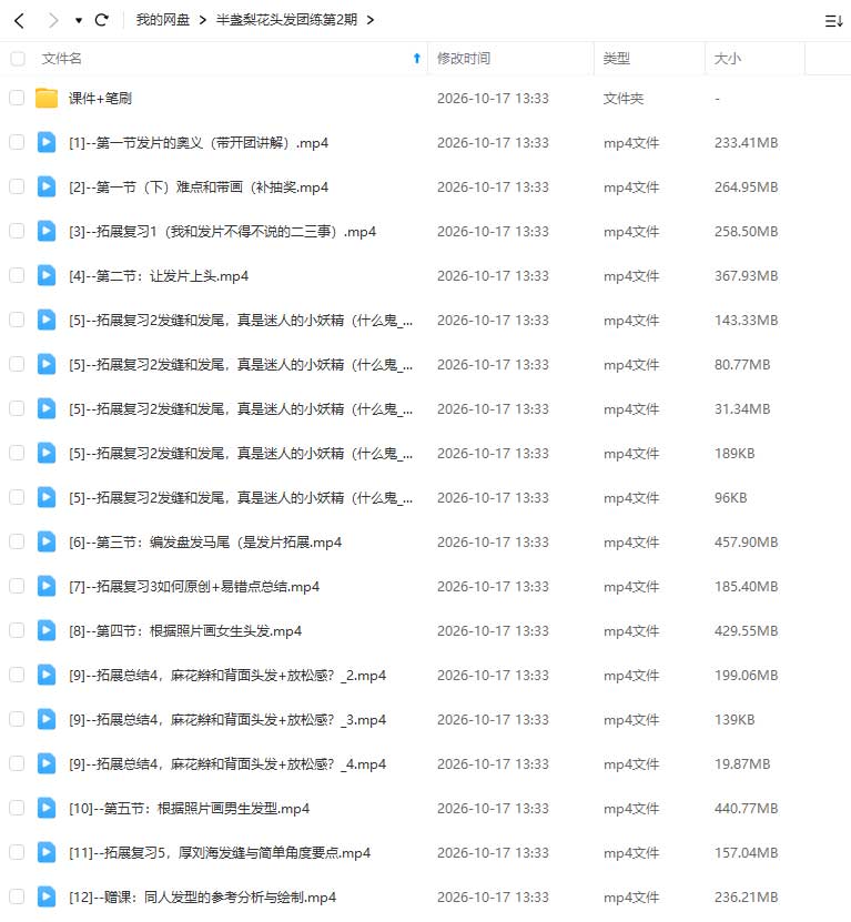 图片[1]-半盏梨花头发团练第2期2026年（高清画质带课件笔刷）-怪豆资源