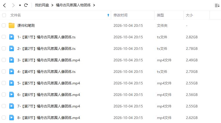 图片[1]-橘舟古风氛围人物团练2026年（高清画质带课件笔刷）-怪豆资源