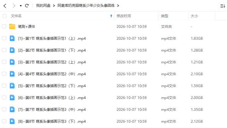 图片[1]-阿麦库奶亮眼萌系少年少女头像团练2026年（高清画质带课件笔刷）-怪豆资源